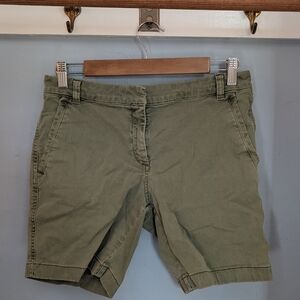 ✨ J. Crew Sage Green Women's Bermudas